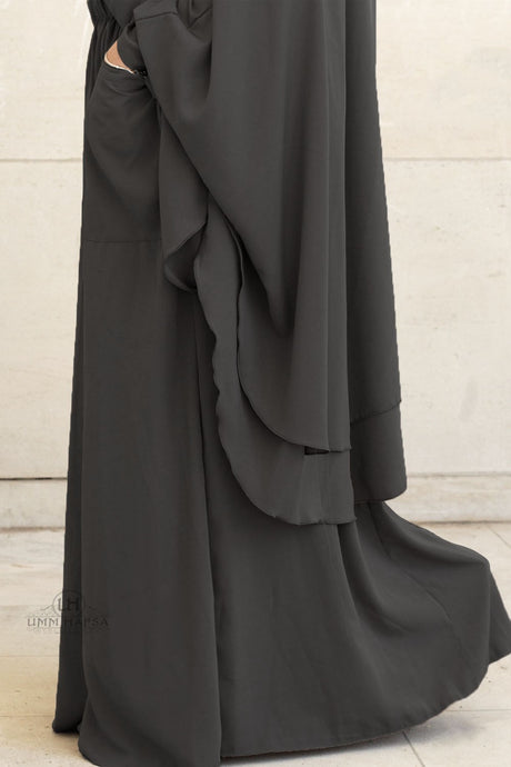 Jilbab Amira 2 voiles Umm Hafsa