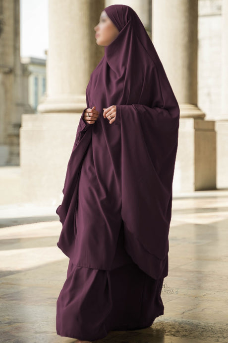 Jilbab Amira 2 voiles Umm Hafsa