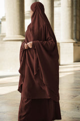 Jilbab Amira 2 voiles Umm Hafsa