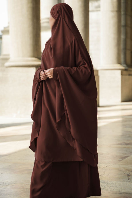 Jilbab Amira 2 voiles Umm Hafsa