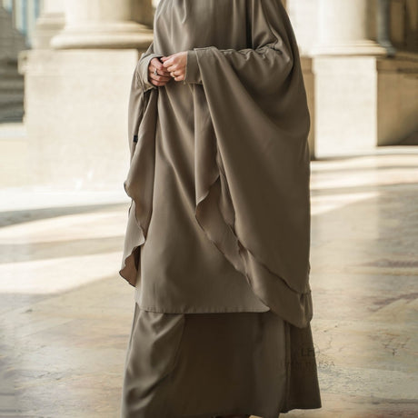 Jilbab Amira 2 voiles Umm Hafsa