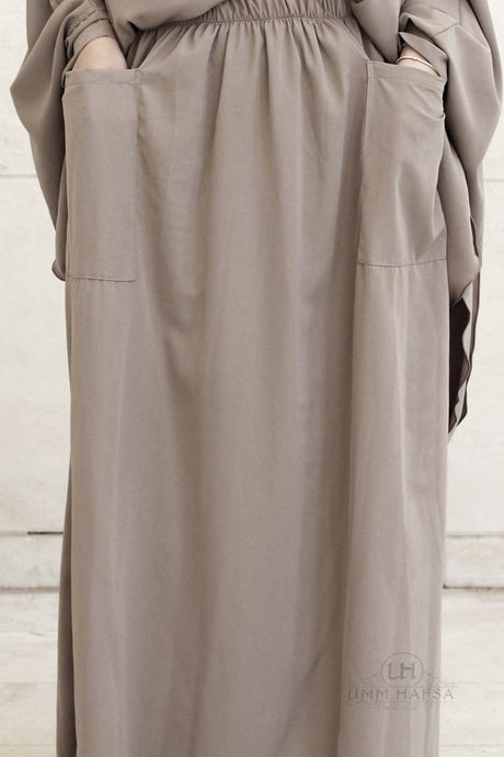 Jilbab Amira 2 voiles Umm Hafsa