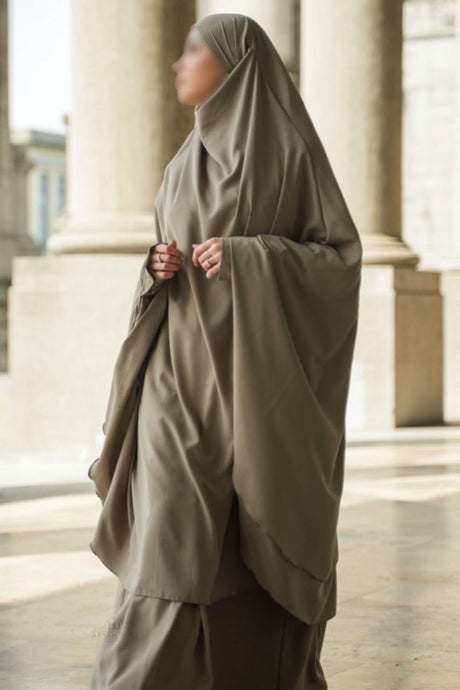 Jilbab Amira 2 voiles Umm Hafsa