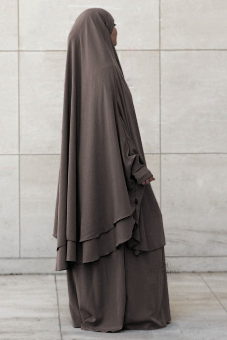 Jilbab Amira 2 voiles Umm Hafsa