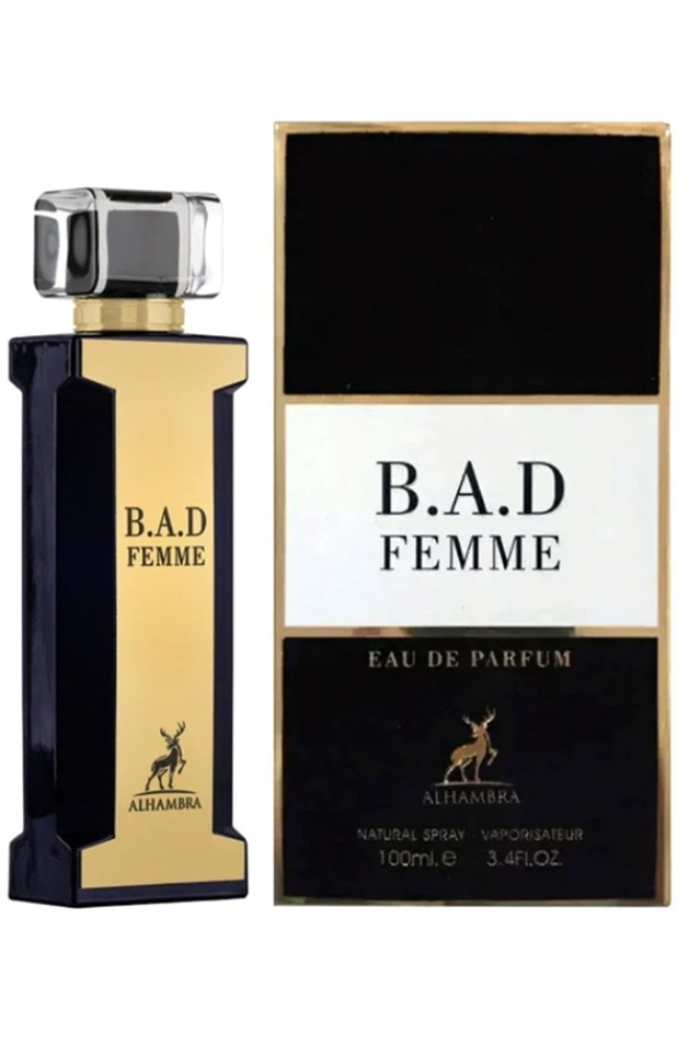 Eau de Parfum B.A.D Femme ALHAMBRA 100mL - Maison Alhambra Perfumes Dubaï