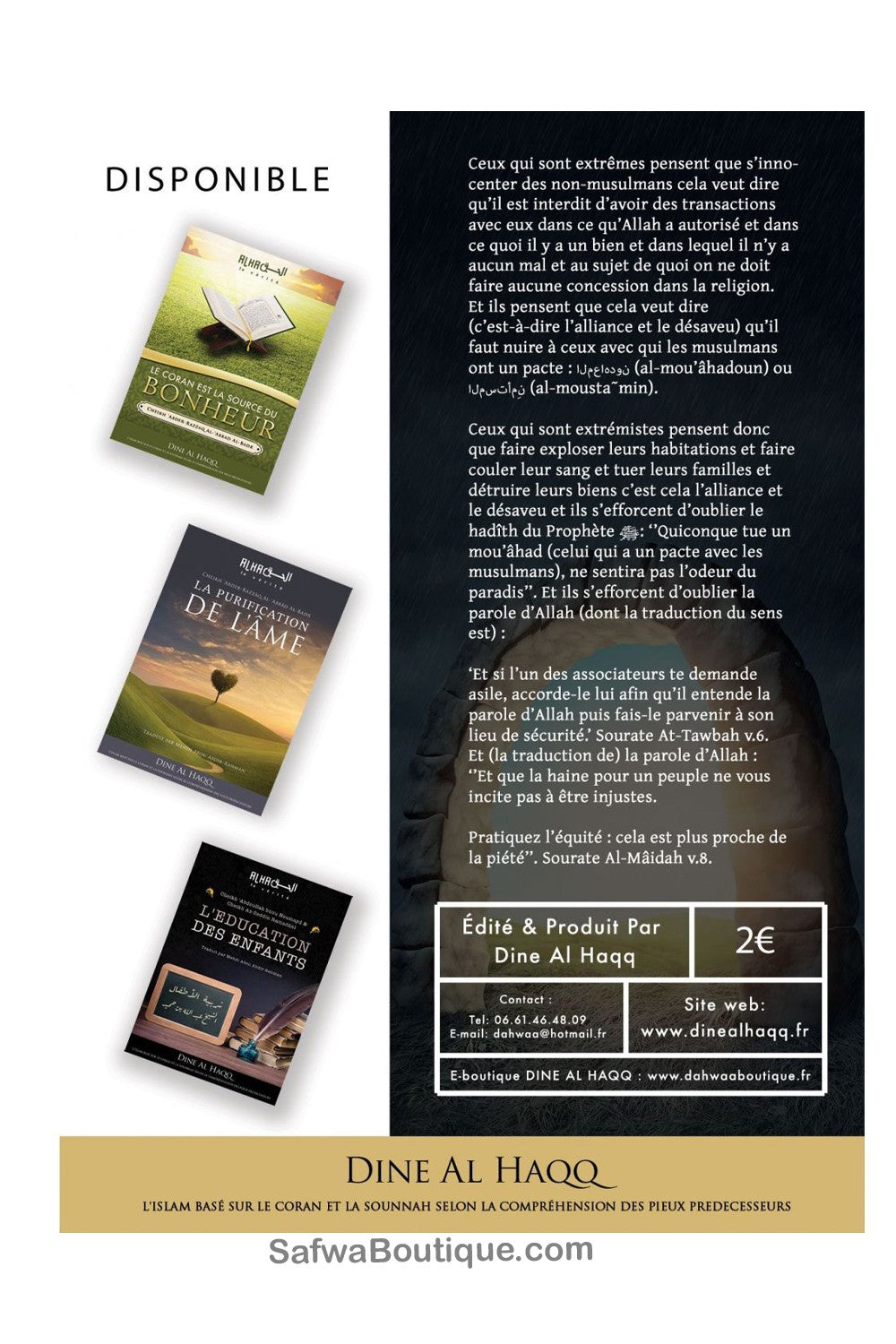 Eviter les deux extrêmes en revenant aux savants - Cheikh Salih Al Fawzan