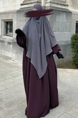 Abaya manche ballon Umm Hafsa
