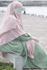 Abaya manche ballon Umm Hafsa