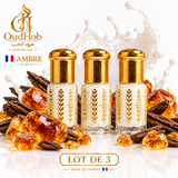 Musc Tahara Amber – Intieme Musk Alcoholvrij 3 ml – Gemaakt in Frankrijk – OudHob | عود الحب