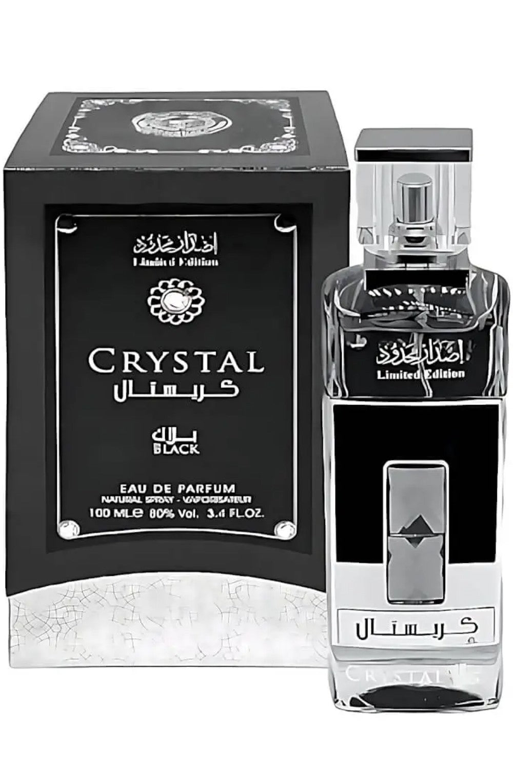 Ard Al Zaafaran Eau de Parfum Crystal Black Limited Edition 100mL - Ard Al Zaafaran Dubaï