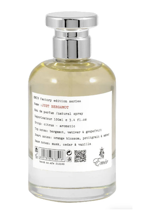 Eau de Parfum Paris Corner Emir Just Bergamot 100mL - Emir Paris Corner