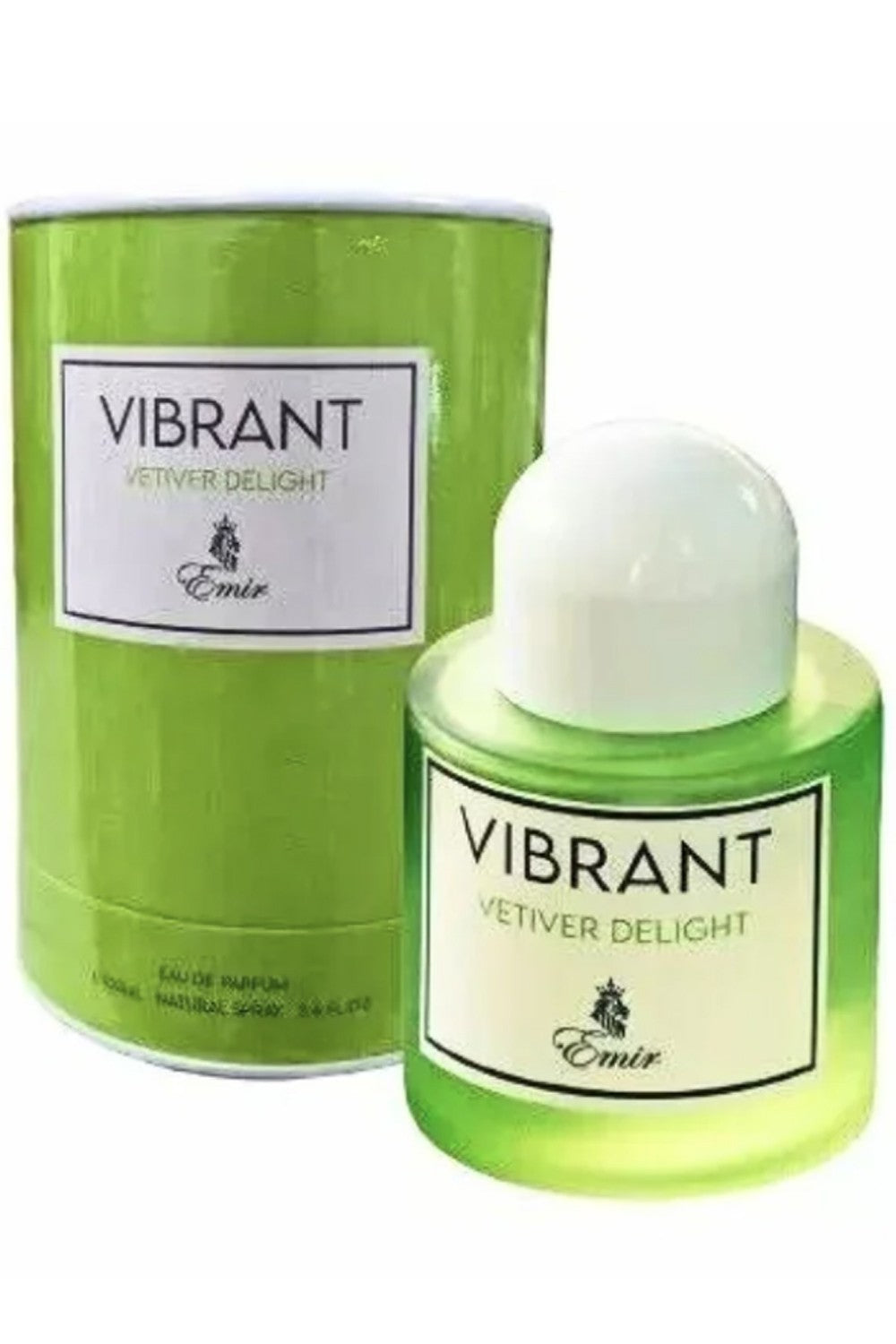 Vibrant Vetiver Delight Perfume Water 100mL - Emir Paris Corner