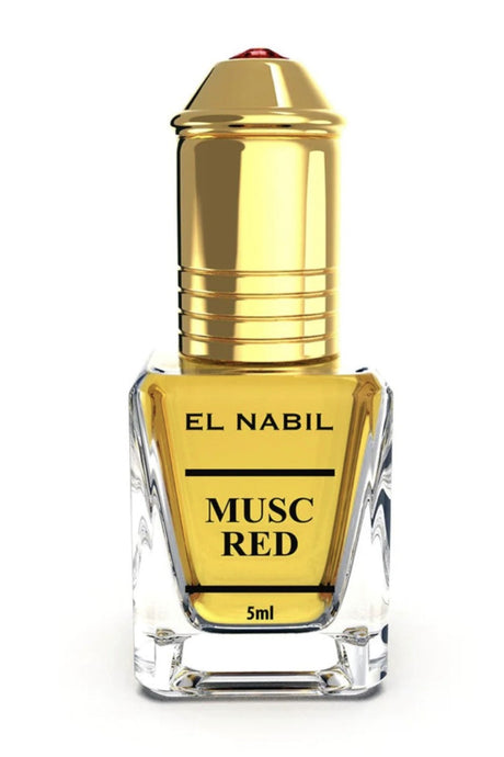 Musc RED El nabil 5mL - Extrait de Parfum Sans Alcool - EL NABIL