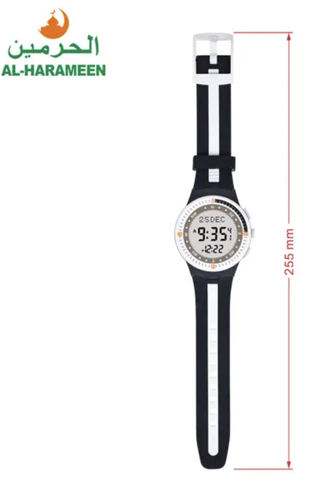 Montre de sport islamique AL-HARAMEEN HA-6505 Montre horaires Adhan étanche, Montre azan numérique