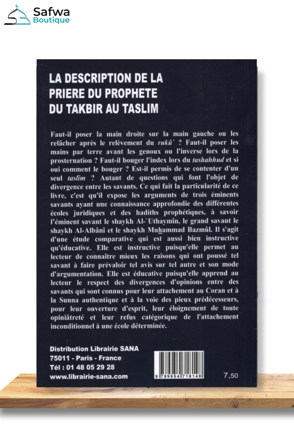 La description de la prière du Prophète du Takbîr au Taslîm - Édition Al Madina