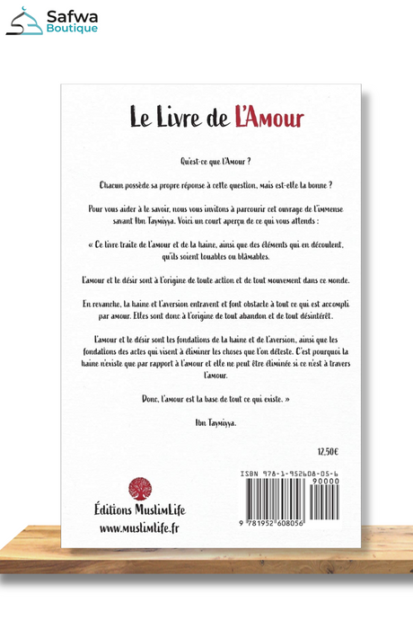 Le Livre de L'Amour de Ibn Taymiyya - Édition MuslimLife