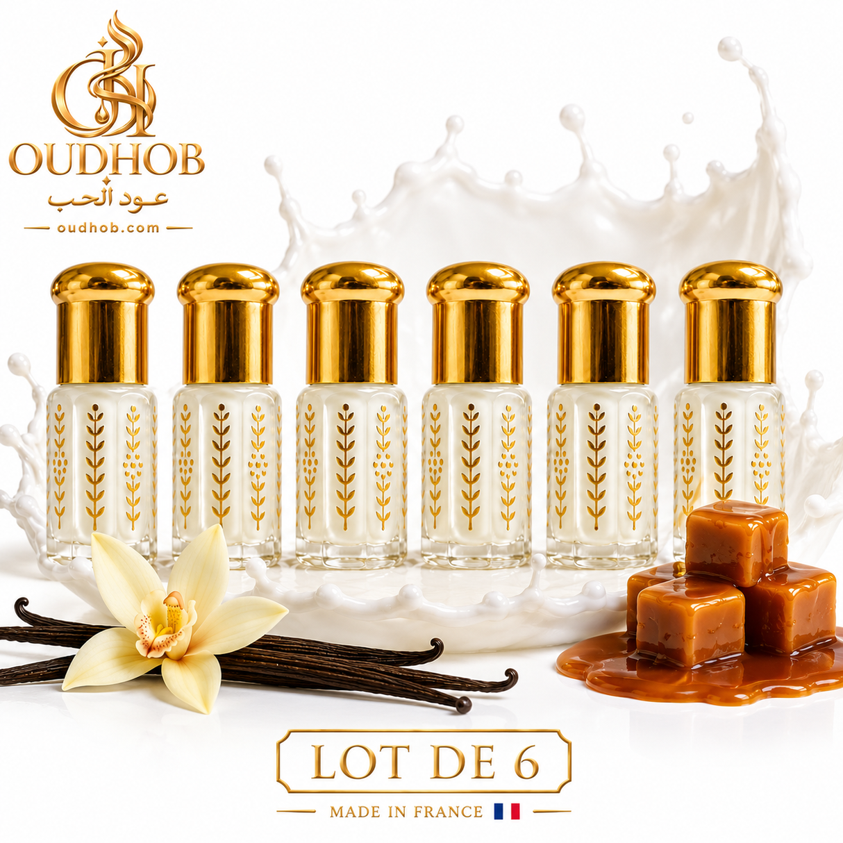 Musc Tahara Vanilje Karamell – Intimmusk Uten Alkohol 3 ml – OudHob | عود الحب