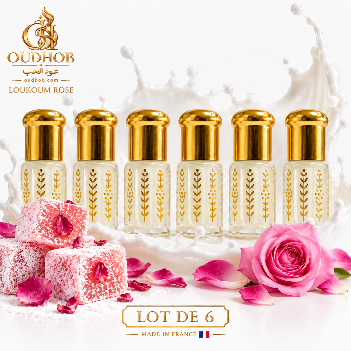Musc Tahara Loukoum – Intieme Musk Zonder Alcohol 3 ml – OudHob | عود الحب