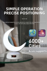 Veilleuse Coranique Lampe Lunaire SQ902 avec haut-parleur Coran Bluetooth connecte Android et iOS - Equantu SQ902