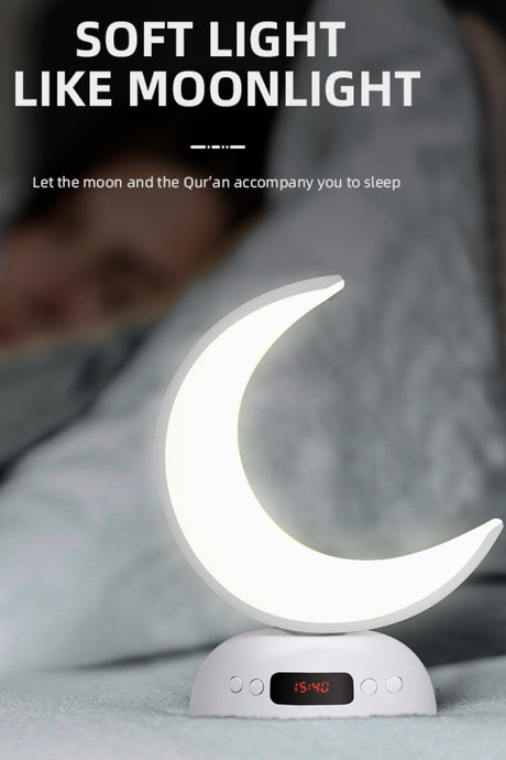 Veilleuse Coranique Lampe Lunaire SQ902 avec haut-parleur Coran Bluetooth connecte Android et iOS - Equantu SQ902