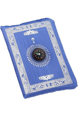 Tapis de prière de poche avec boussole, Sajada de voyage