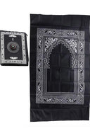 Tapis de prière de poche avec boussole, Sajada de voyage