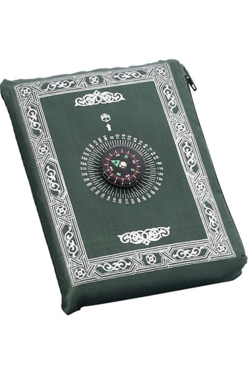 Tapis de prière de poche avec boussole, Sajada de voyage