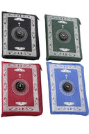 Tapis de prière de poche avec boussole, Sajada de voyage