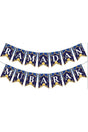 Banderole "Ramadan Mubarak" – Guirlande Festive et Élégante pour le Ramadan et l'Aïd 2025