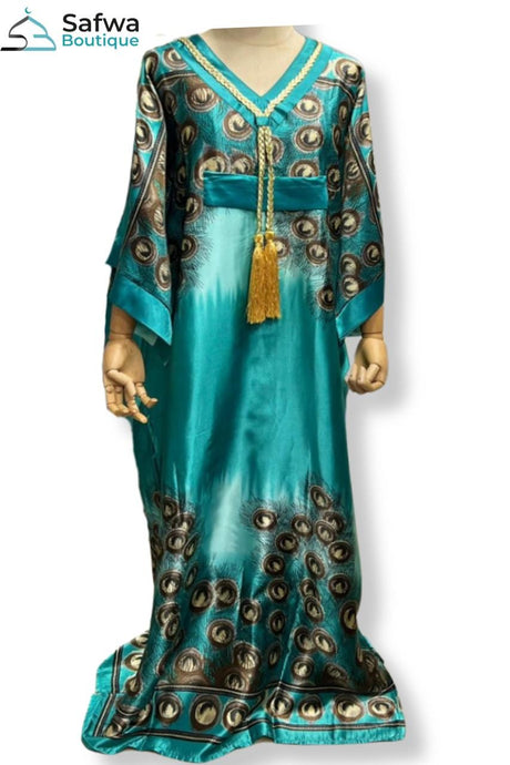 Caftan Satiné Long – Élégance et Confort pour la Maison