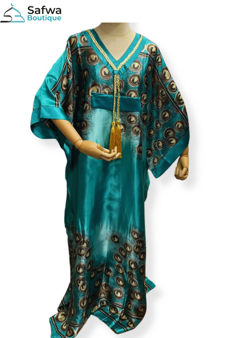 Caftan Satiné Long – Élégance et Confort pour la Maison