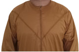 Qamis Émirati en Satin Précieux – Manches Longues | Sultan