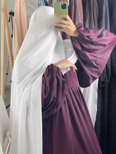 Abaya Russia Manches bouffantes - Dar Al Iman