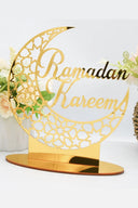 Décoration de table en acrylique - Ramadan Kareem 2025, motif islamique