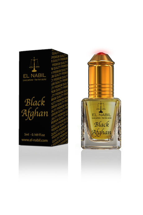Musc Black Afghan El nabil 5mL - Extrait de Parfum Saudi Perfumes - EL NABIL