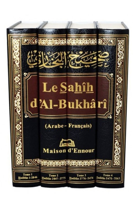 Sahih al-Boukhari – Édition complète Arabe/Français (4 volumes) – Éditions Maison d’Ennour