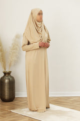Robe de prière Hijab intégré