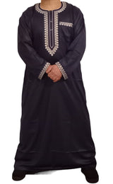 Qamis Sultan Classique Brodé – Manches Longues | Sultan