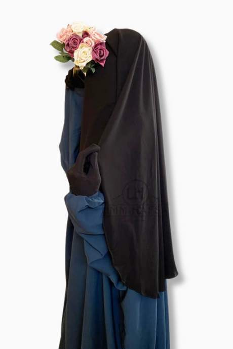 Niqab/Sitar 3 voiles 1m25 Umm Hafsa