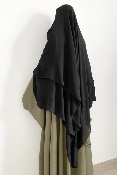 Niqab/Sitar cape à clips 1m50 Umm Hafsa