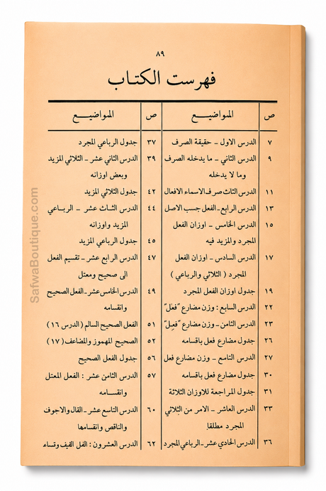 Al-Mabādiʾ aṣ-Ṣarfiyyah lil-Madāris al-Ibtidāʾiyyah (2 Volumes) | ElHadj Saad Oumar Toure | المبادئ الصرفية للمدارس الابتدائية - سعد بن عمر توري
