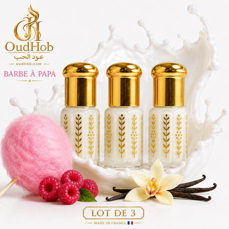 Musc Tahara Barbe à Papa – Musc Intime Sans Alcool 3 ml – OudHob | عود الحب