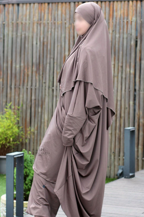Abaya de Bain 3 Pièces by Umm Hafsa – Élégance & Pudeur à la Plage