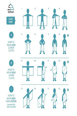 IHRAM pour Hajj et Omra 100 % Coton Égyptien – Sans Bouton – SAFWA