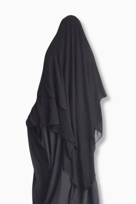 Niqab/Sitar cape à clips 1m40 Umm Hafsa