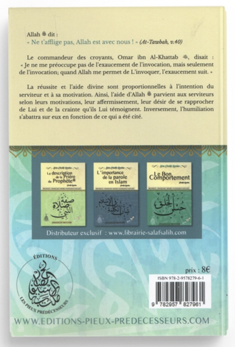 Ne t'afflige pas ! (Français/Arabe) De Cheikh Raslan - Éditions Les Pieux Prédécesseurs