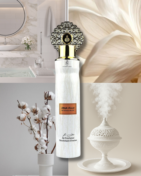 Parfum d'Ambiance Intense Musk Air Freshener 300mL – My Perfumes Dubaï (Arabiyat Prestige)