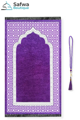 Coffret Cadeau Transparent Élégant – Tapis de Prière & Chapelet (Tasbih) | Muslim Box