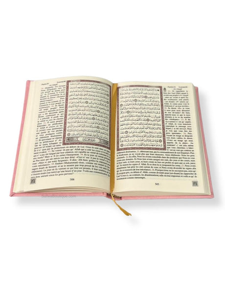 Coran Arabe Français avec QR Code – Traduction Française – Grand Format 14×20 cm – Couverture Luxe