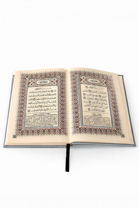 Coran Arabe Français avec QR Code – Traduction Française – Grand Format 14×20 cm – Couverture Luxe